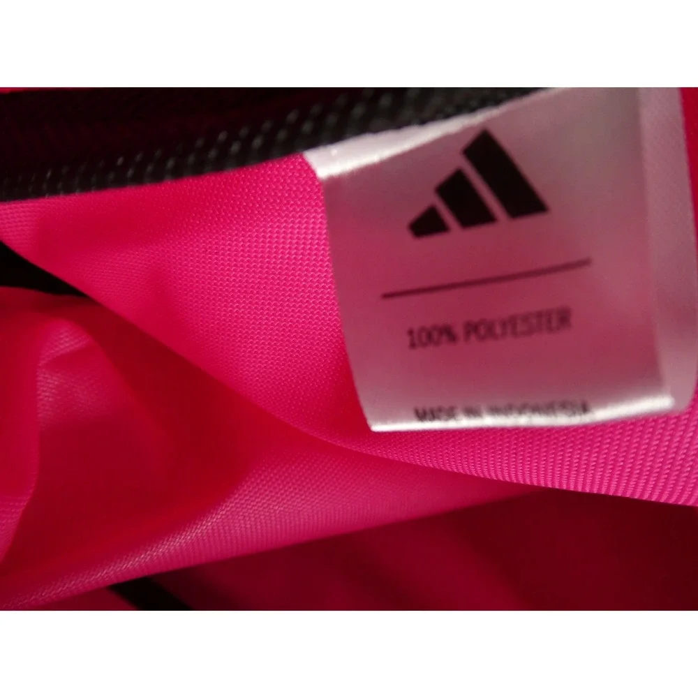 Adidas Power Gym Small Duffle Bag Intense Pink Black‎ Logo Sports Travel